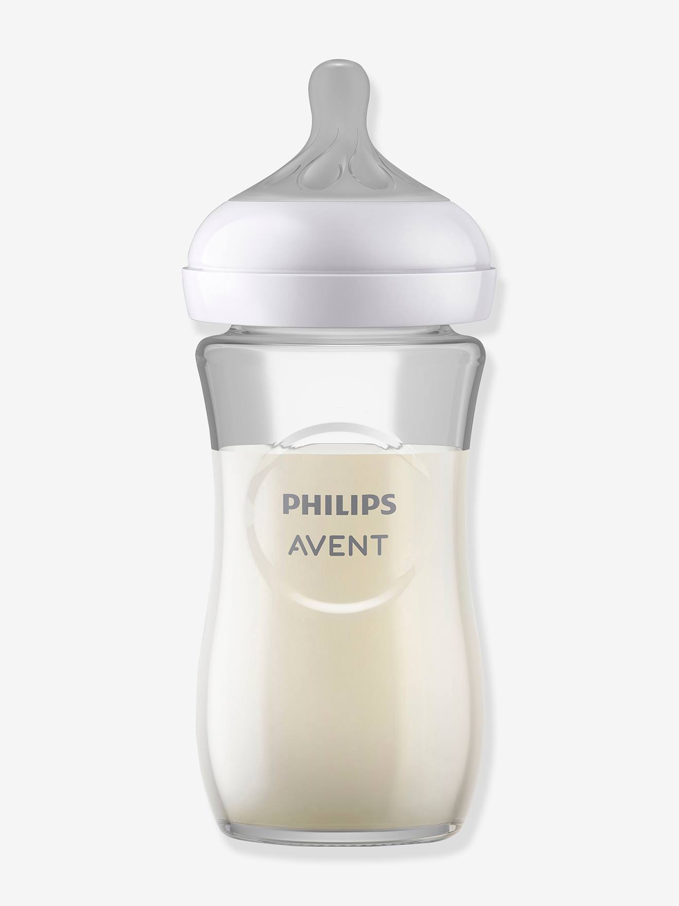 Glazen flesje 240 ml Philips AVENT Natural Response doorzichtig Top Merken Winkel